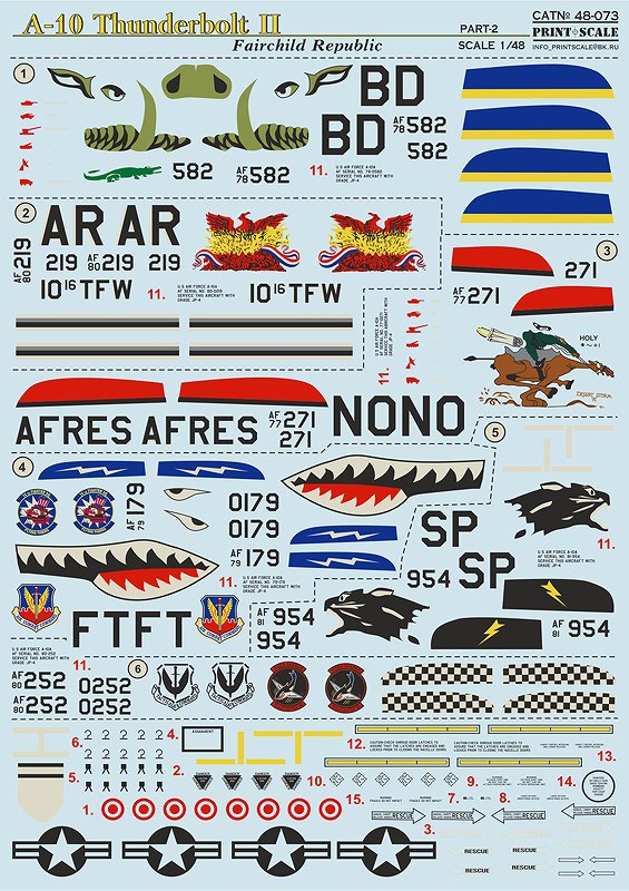 148 A-10 Thunderbolt II バーリンデンレジンキット付き