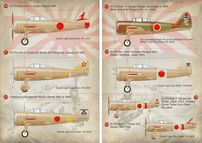 プリントスケール 72-080 1/72 中島 キ27 九七式戦闘機 | PRINT SCALE
