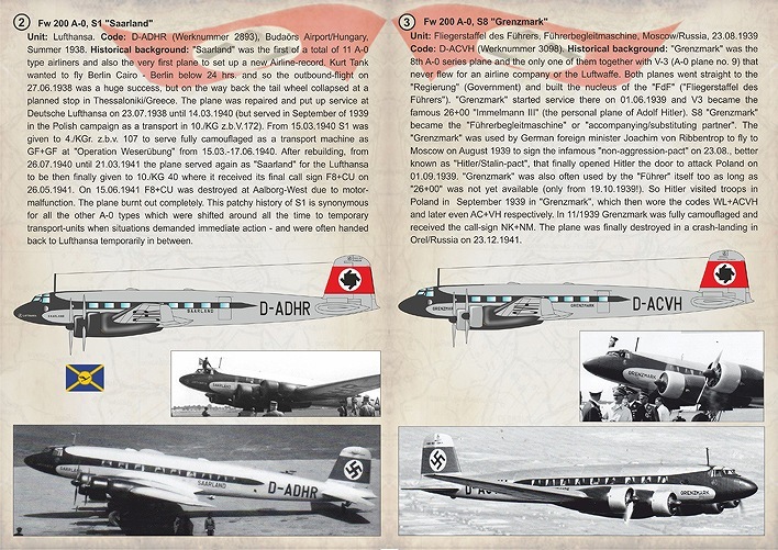 プリントスケール 72-238 1/72 フォッケウルフ Fw200 コンドル Part1