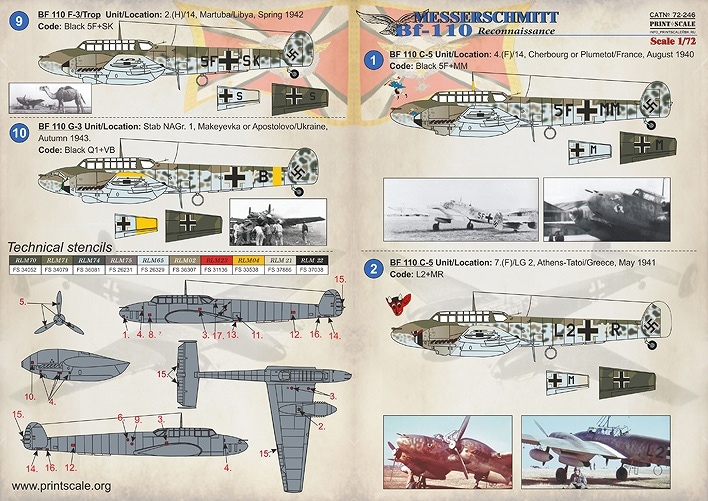 【FUJIMI】メッサーシュミット　Bf110C/D 1／72スケール DSC_8583-1024x768.jpg