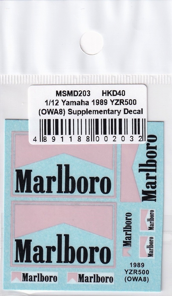 MSMꥨ MSMD203 1/12 ޥ 1989 YZR500 (OWA8) Marlboro ǥ (ϥб)