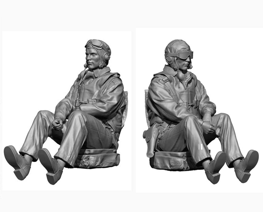 限定値下げ8/31まで　カスタムフィギュア　アメリカパイロット　1/6 1/6 フィギュア カスタム 限定値下げ8/31まで カスタムフィギュア