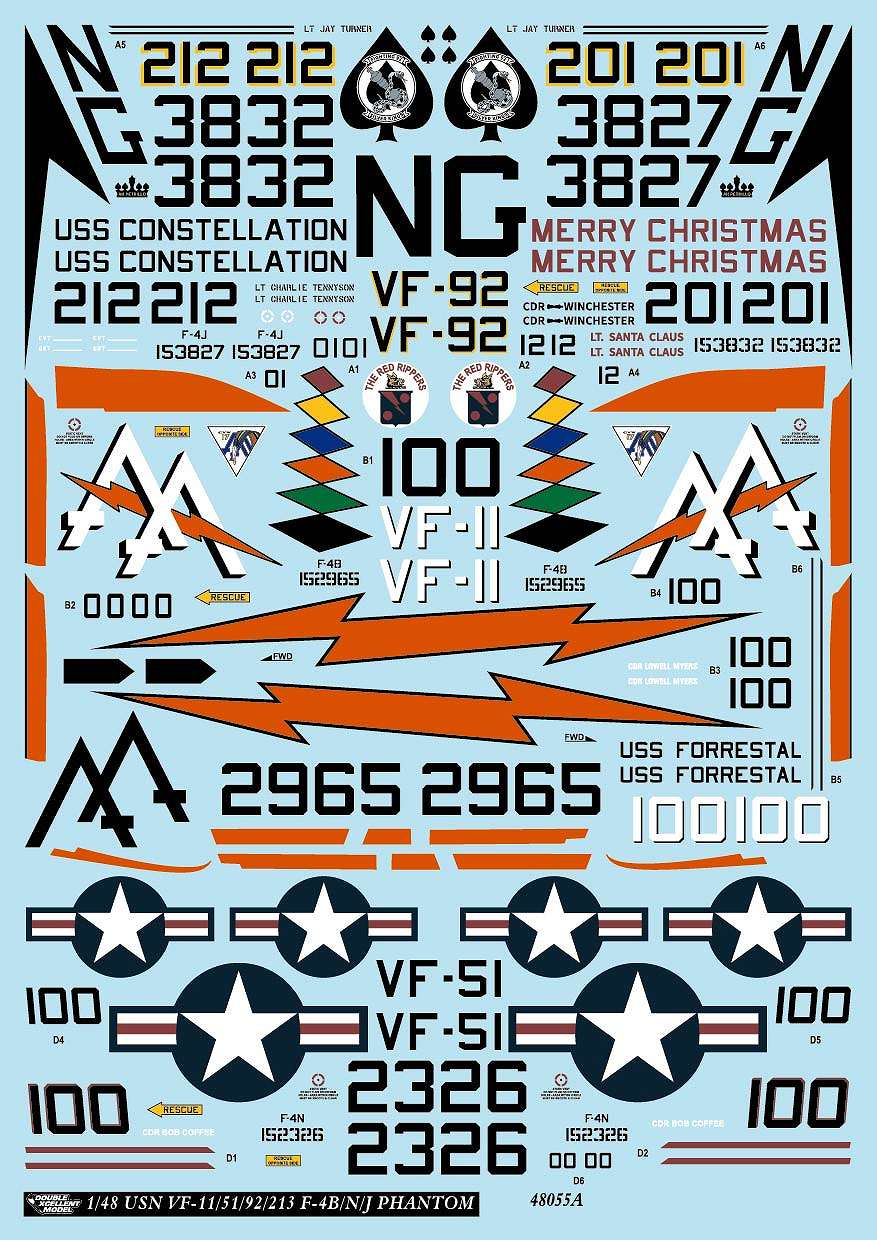 DXM 21-4260 1/48 アメリカ海軍 F-4B/J/N VF-11/51/92/213 ファントム コレクション#3 | DXM,1/48  | ホビーショップ パンツァーレーア DXM 51-4262 1/48 アメリカ海軍/アメリカ海兵隊 F-4B/J/N ファントムコレクション 5, image size:877x1240