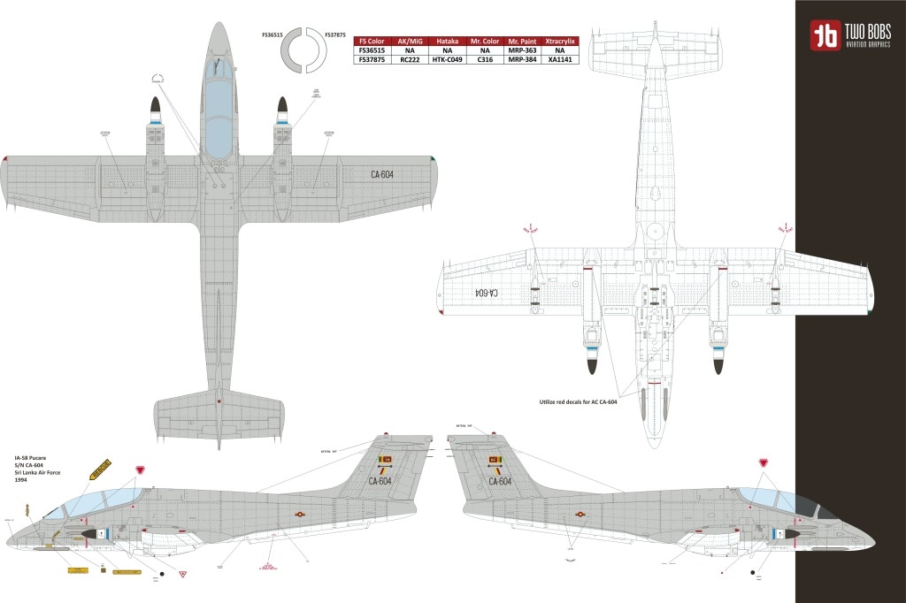 boobhoop 58″″″”” トゥーボブス 48-273 1/48 IA-58 海外のスペシャル プカラ | TWO BOBS,1/48 | ホビーショップ パンツァーレーア