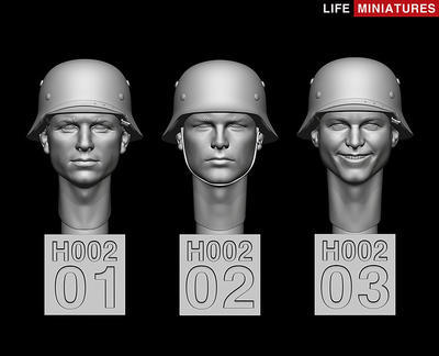 �饤�եߥ˥��奢 LM-35H002 1/35 WWII �ɥ��ķ� �إåɥ��å� No.2