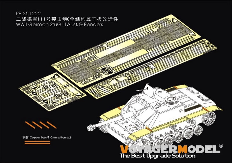 WWII German StuG III Ausf.G Fenders (RMF 5073)