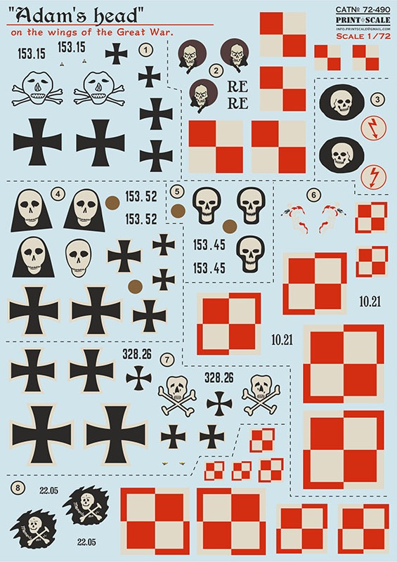 プリントスケール 72490 1/72 第一次世界大戦機