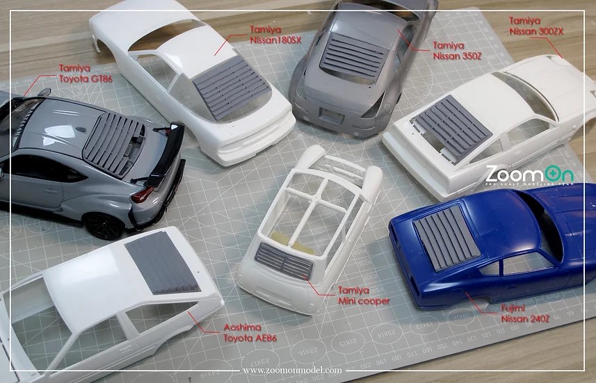 ZoomOn Z068 1/24 180SX リアウインドールーバー | ZoomOn,Z