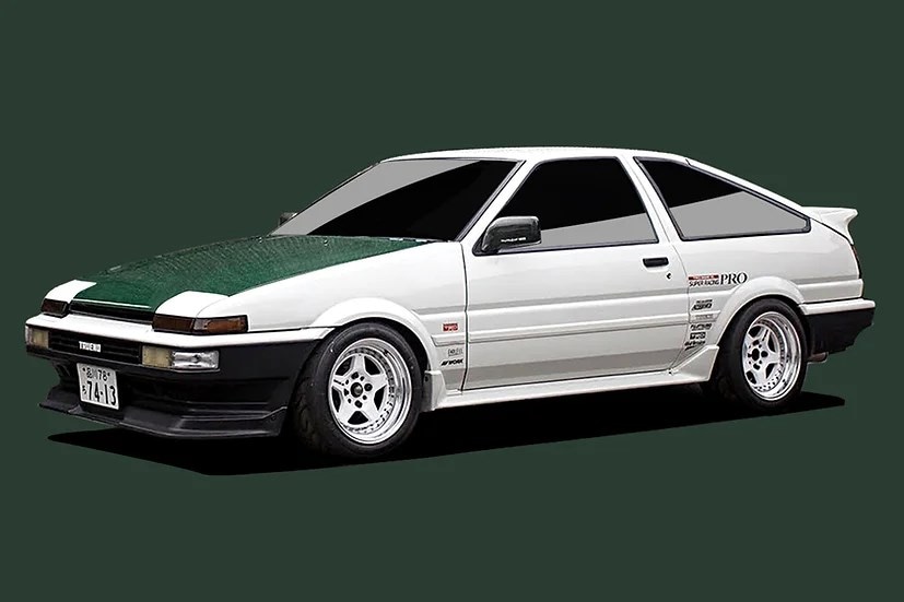 ZoomOn Z100 1/24 トヨタ AE86 ドリフトキングバージョン パーツセット