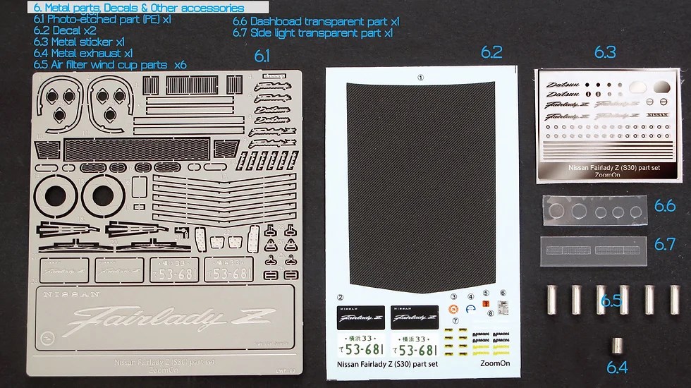 1/24 S30 確認用 1/24 NISSAN S30 FairladyZ AERO CUSTOM' - AOSHIMA SCALE MODEL