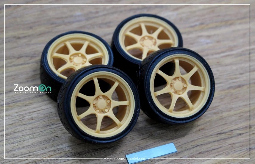 ZoomOn ZR002 1/24 18インチ 無限 GP ホイールセット | ZoomOn