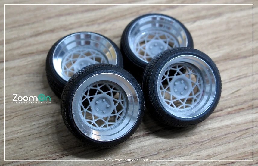 ZoomOn ZR036 1/24 16インチ Rotiform DSC ホイールセット | ZoomOn,ZR