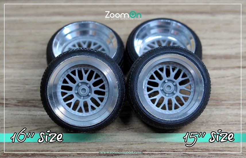 ZoomOn ZR038 1/24 16インチ ワーク マイスター M1 ホイール