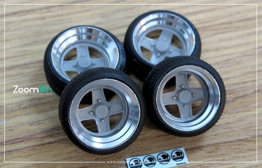 ZoomOn ZR041 1/24 15インチ SSR MK2 ホイールセット | ZoomOn,ZR