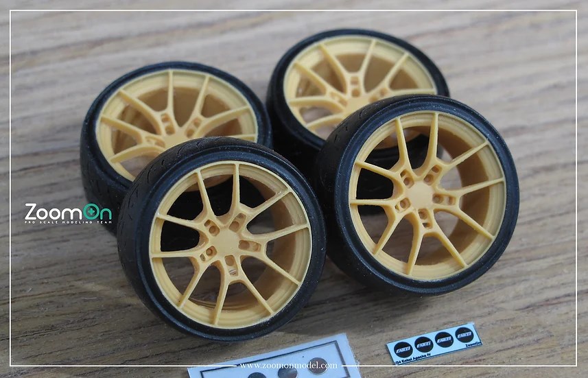ZoomOn ZR049 1/24 17インチ レイズ ボルク レーシングG025