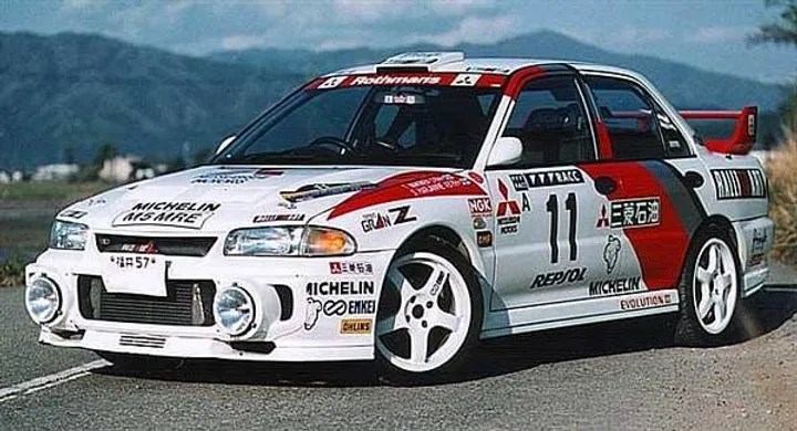 エンケイ　WRCターマックエボ 17インチ　ジャンク ENKEI WRC TARMAC EVO 17 7J 114.3 4H 4穴 中古 の商品画像