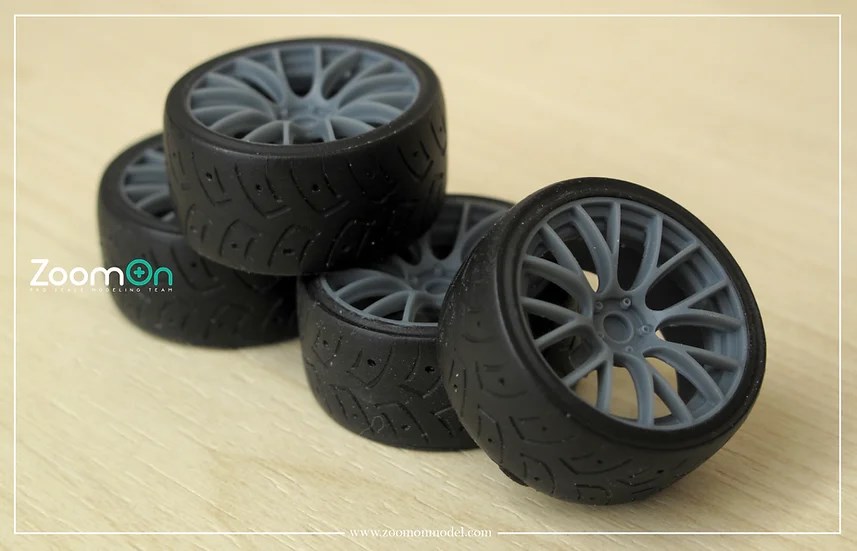 ZoomOn ZR092 1/24 20インチ レイズ G16 ホイールセット | ZoomOn,ZR