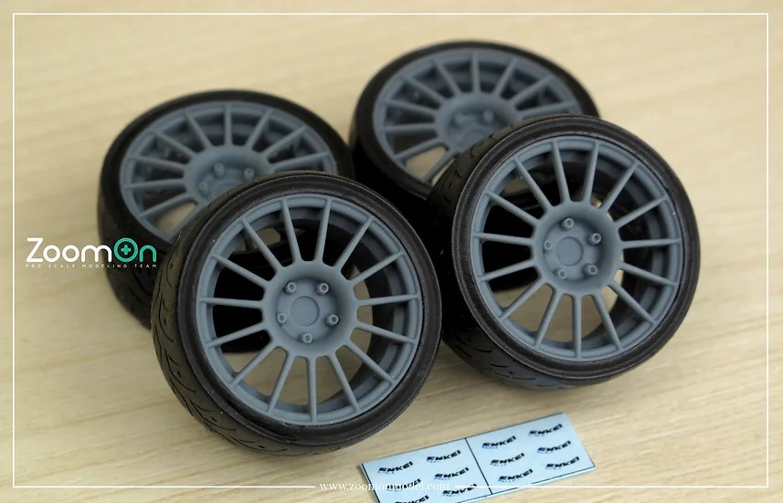 ZoomOn ZR093 1/24 16インチ エンケイスポーツ RC-T4 ホイール