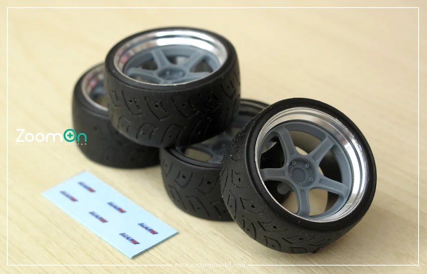 ZoomOn ZR103 1/24 20インチ SSR GTX03 ホイールセット | ZoomOn