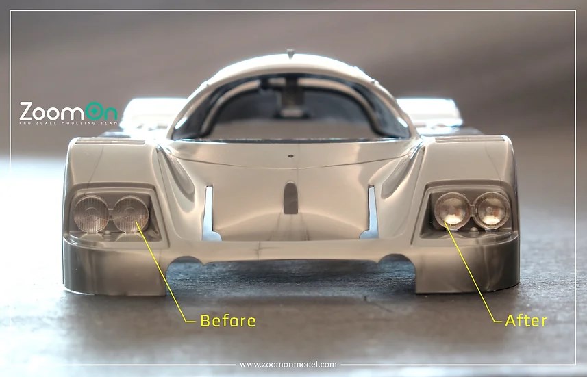 ZoomOn ZT049 1/24 ヘッドライト ディティールアップ パーツセット(6.5