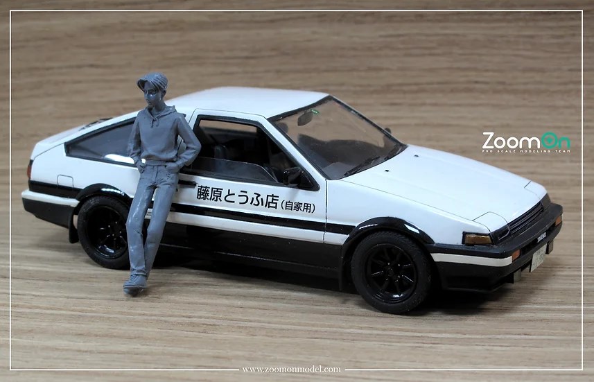 ZoomOn ZF001 1/24 藤原 拓海 (Fujiwara Takumi) フィギュア | ZoomOn