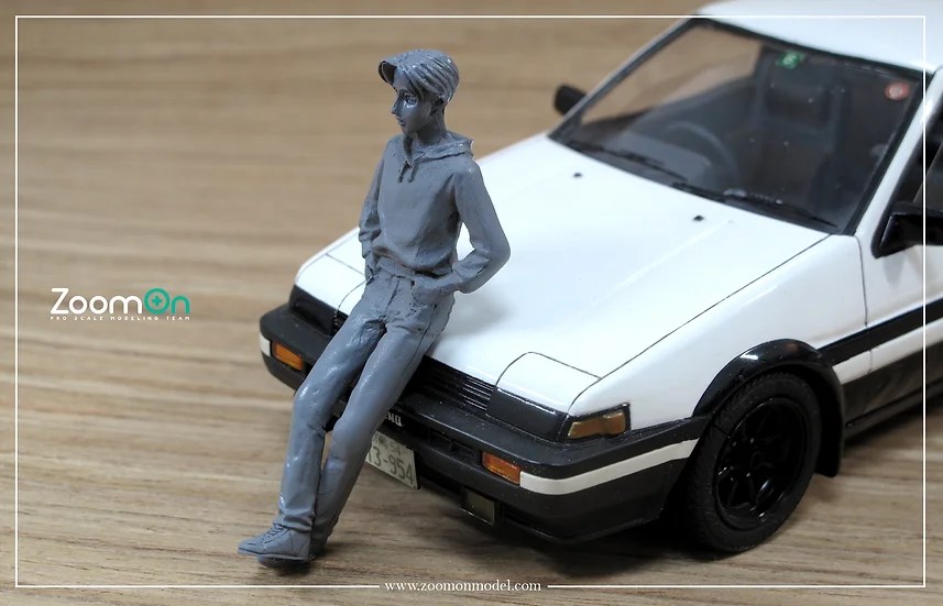 ZoomOn ZF001 1/24 藤原 拓海 (Fujiwara Takumi) フィギュア | ZoomOn