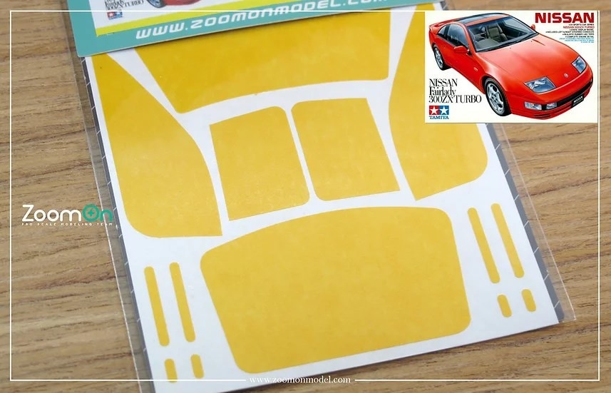 ZoomOn ZD052 1/24 ウインドー・ライト 塗装マスキング