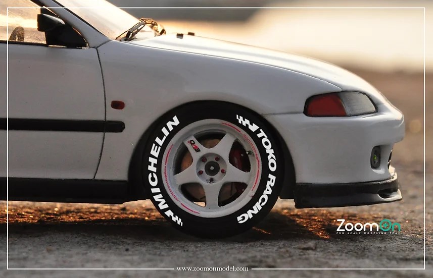 ZoomOn ZD053 1/24 タイヤレター (A) 18-21インチ ホイール用 | ZoomOn