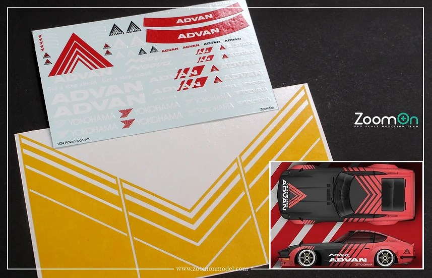 mn 様　　専用ページ ZoomOn ZD148 1/24 アドバンロゴ セット | ZoomOn,ZD（デカール