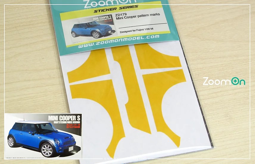 ZoomOn ZD179 1/24 ミニクーパー パターンマスク | ZoomOn,ZD
