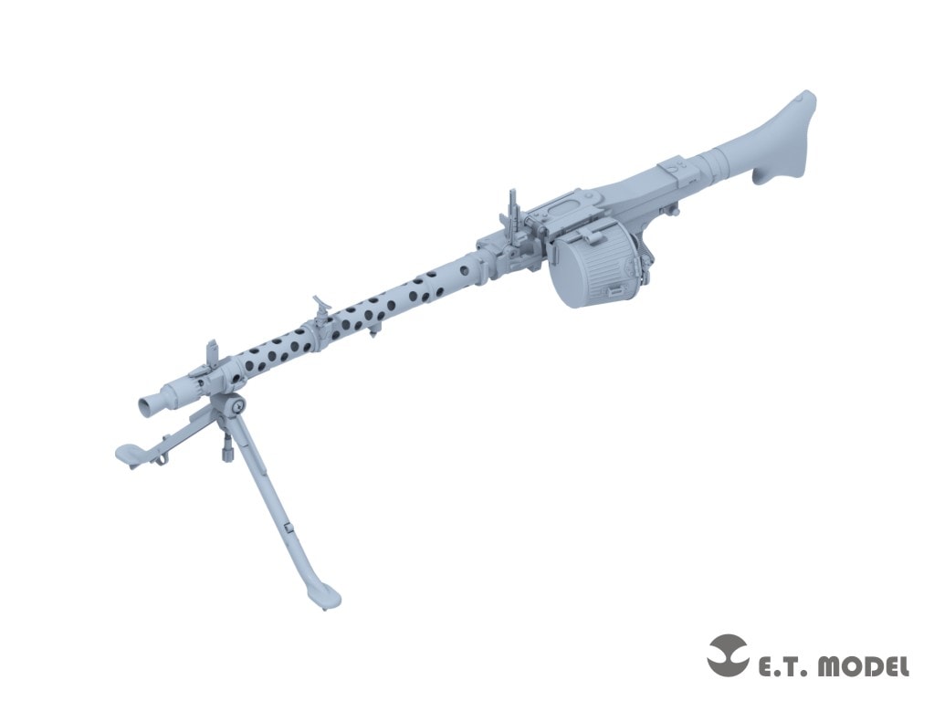 E.T.モデル P16-001 1/16 WWII ドイツ MG34機関銃(3Dプリント) | E.T.