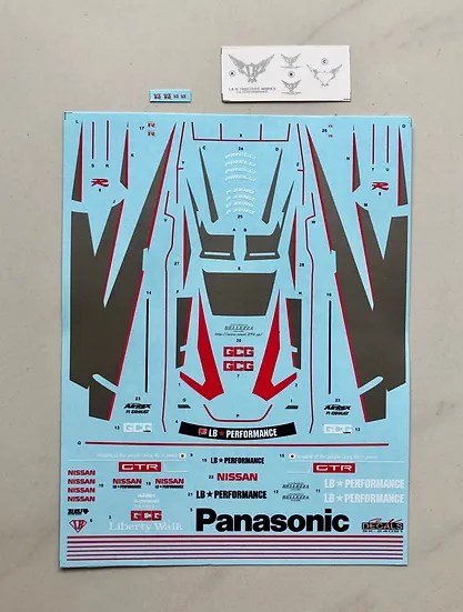 SKデカール SK24091 1/24 LB-WORKS ニッサン GT-R R35 type 2