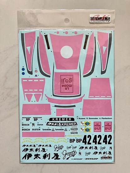 SKデカール SK24105 1/24 ポルシェ 935 K3 ル・マン 80 チーム Gozzy