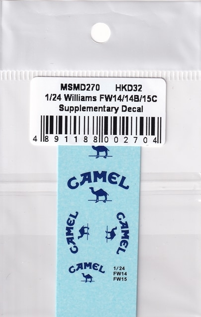 MSMꥨ MSMD270 1/24 ꥢॺ FW14/14B/15C ­ǥʥϥ/Waveѡ