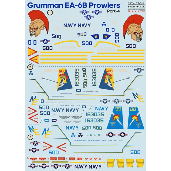 �ץ��ȥ�������  72-512 1/72 EA-6 �ץ饦�顼 �ѡ���4