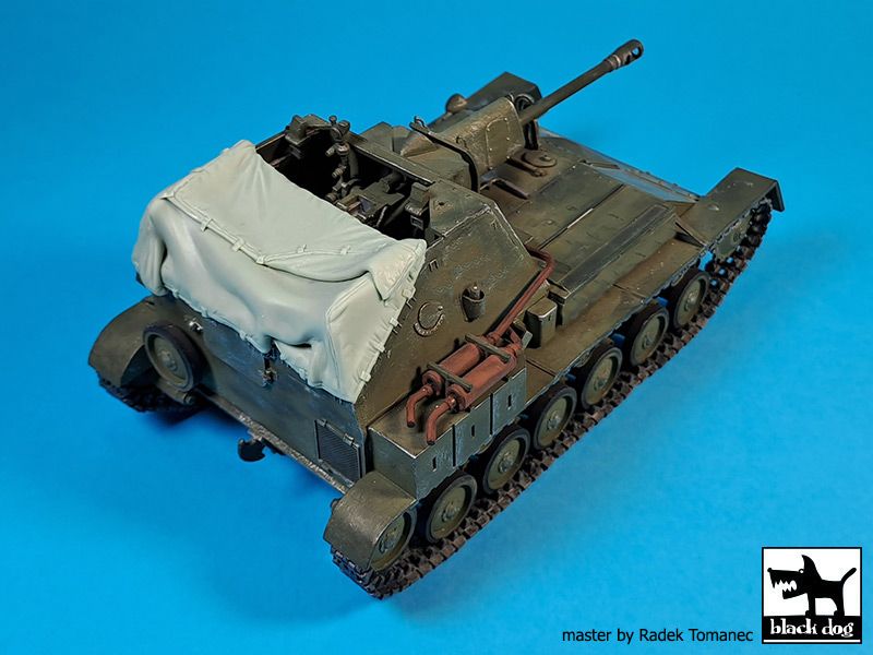 口豪奢 ブラックドッグ T35267 キャンバスカバー(ズベズダ用 SU-76 1/35 その他