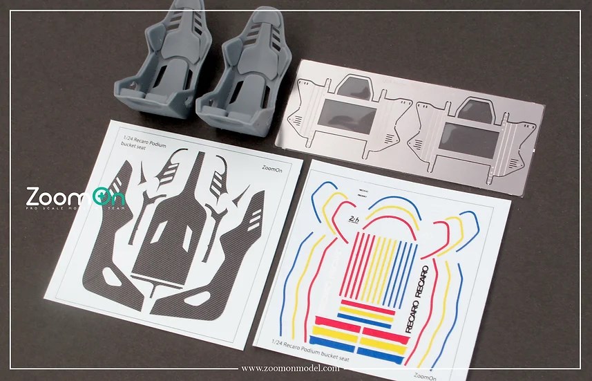 ZoomOn Z190 1/24 レカロ ポディウム レーシングシート | ZoomOn,Z