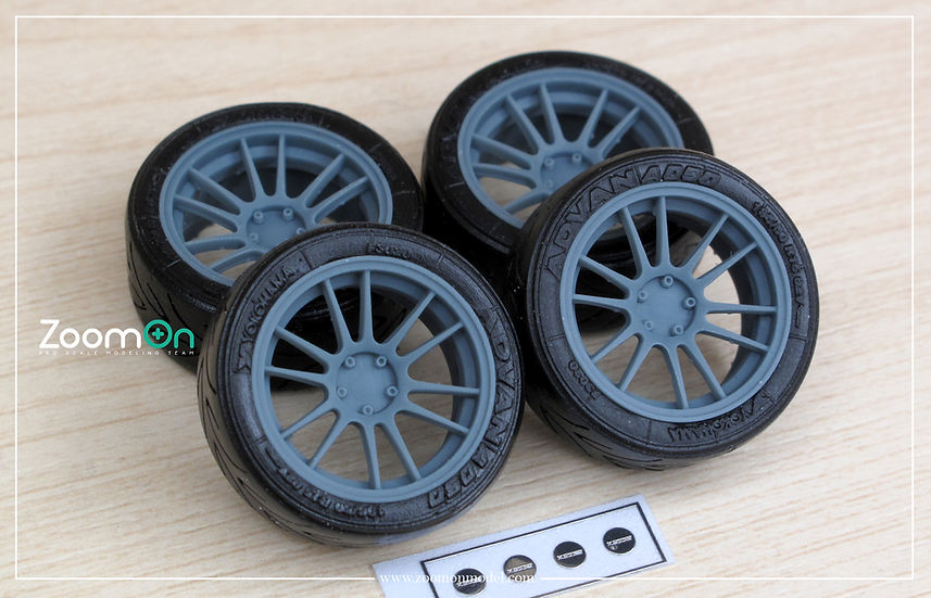 ZoomOn ZR126 1/24 17インチ エンケイGTC01RR ホイールセット