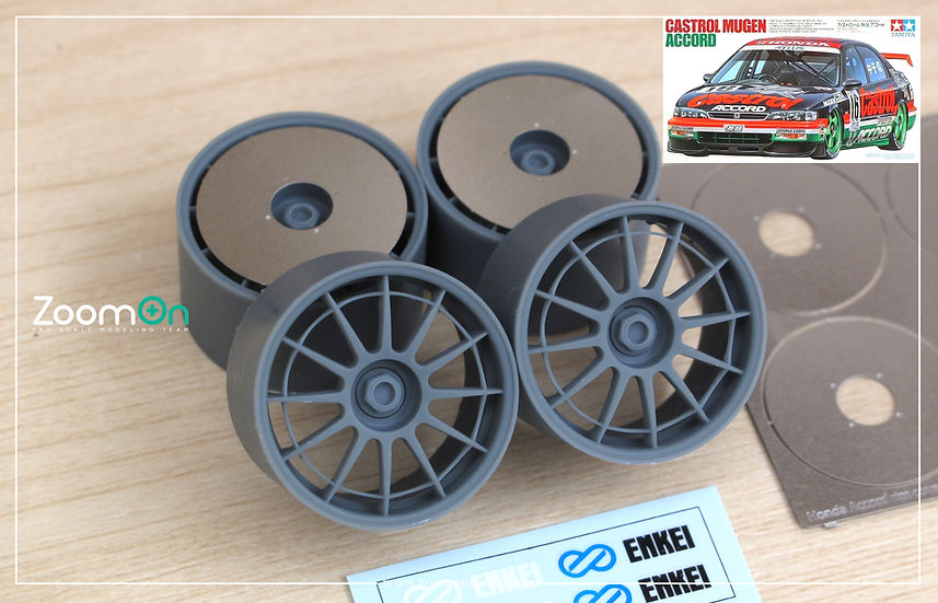 ZoomOn ZR134 1/24 18インチ エンケイNT03 カストロール アコード JTCC