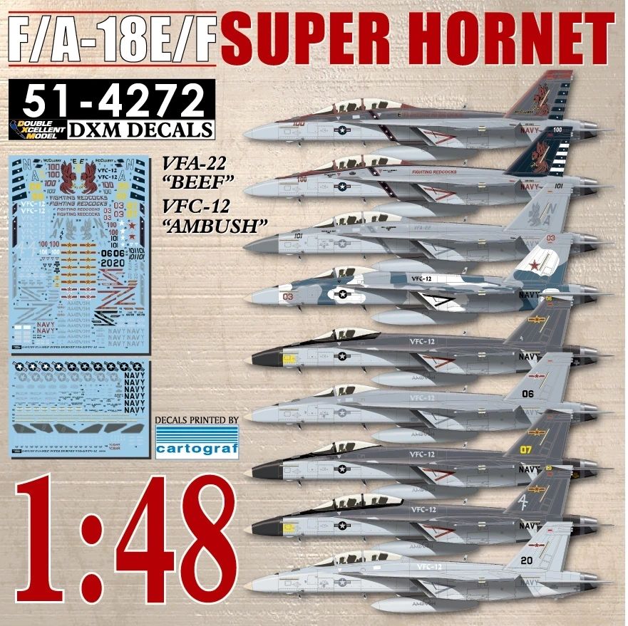 DXM 51-4272 1/48 アメリカ海軍 F/A-18E/F スーパーホーネット