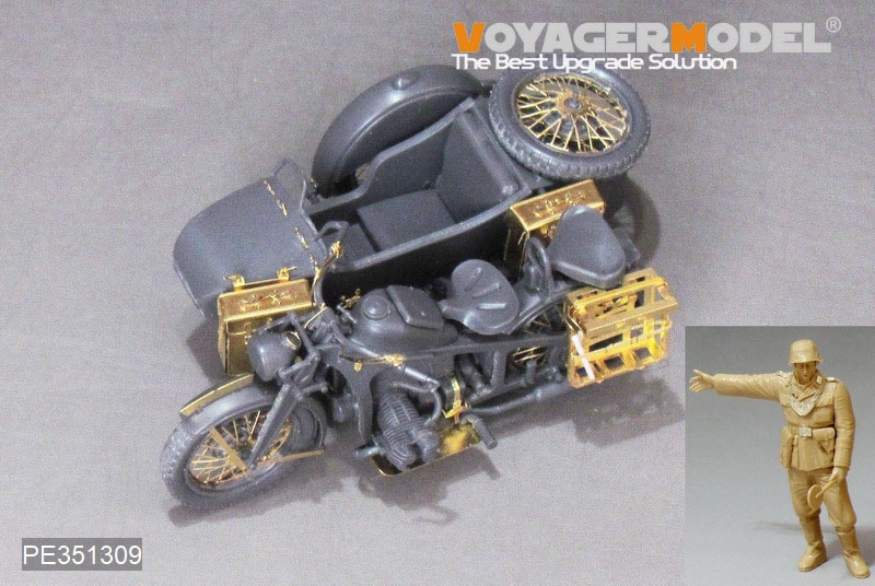 VoyagerModel PE351309 1/35 WWII German Zundapp Moto KS600