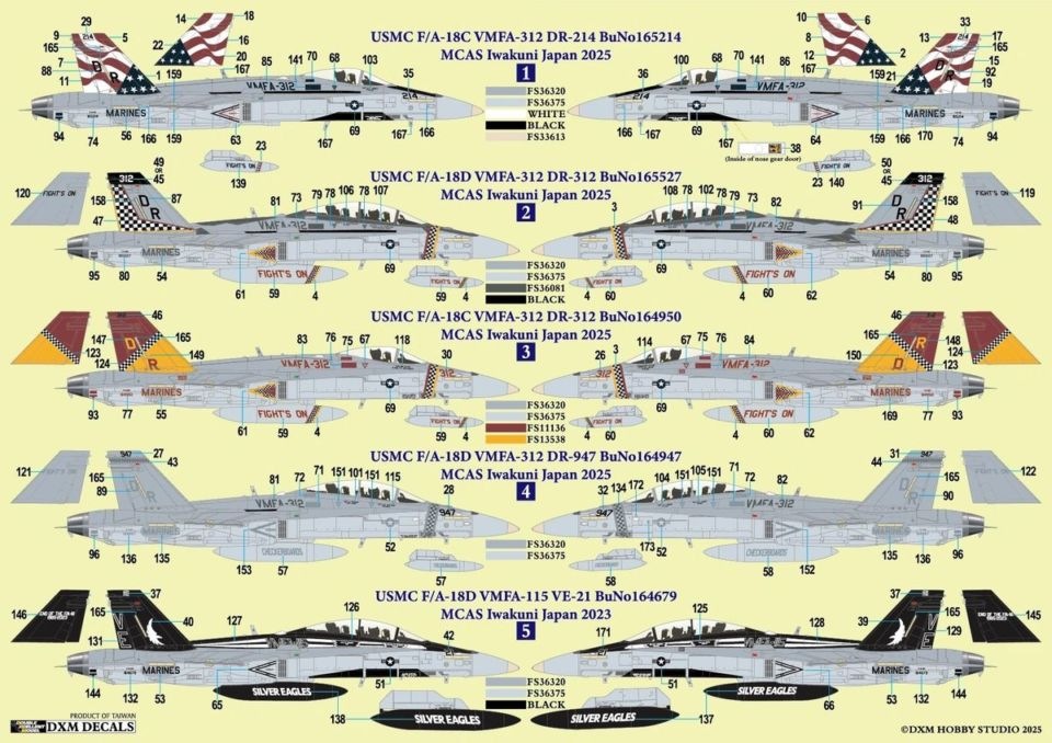 DXM 51-4275 1/48 アメリカ海兵隊 F/A-18C/D ホーネット VMFA