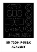 ���ƥå��� SM72064 1/72 P-51B/C(�����ǥߡ���) �ߥ˥ޥ���