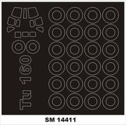 ƥå SM14411 1/144 Tu-160(٥) ߥ˥ޥ