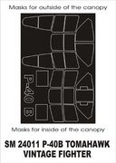 ƥå SM24011 1/24 P-40B (ơ) ߥ˥ޥ