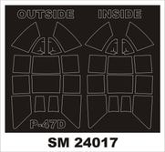 ƥå SM24017 1/24 P-47D 쥶Хå(ͥƥå) ߥ˥ޥ