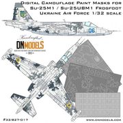 DNǥ 32/827-017 1/32 Su-25M1 / Su-25UBM1 եåեå 饤 ǥºޥå(ȥڥå 02276,02277)