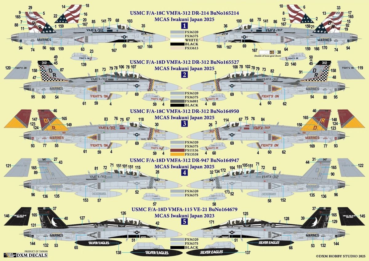 DXM 51-4275 1/48 アメリカ海兵隊 F/A-18C/D ホーネット VMFA