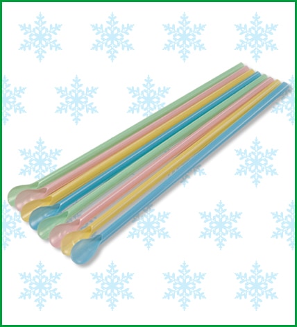 ユーロパステルスプーンストロー６.0Φ×210mm（５００本入）