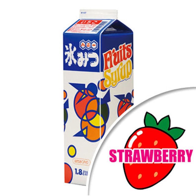 ハニー氷みつＡ　いちご　1.8Ｌ